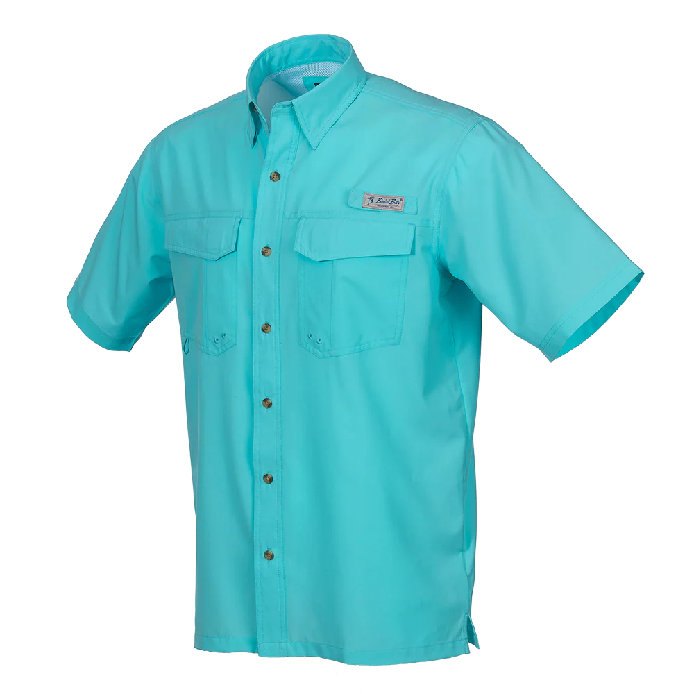 Men's Bimini Flats V Short Sleeve Shirt w/ Blood Guard Plus - Image 3