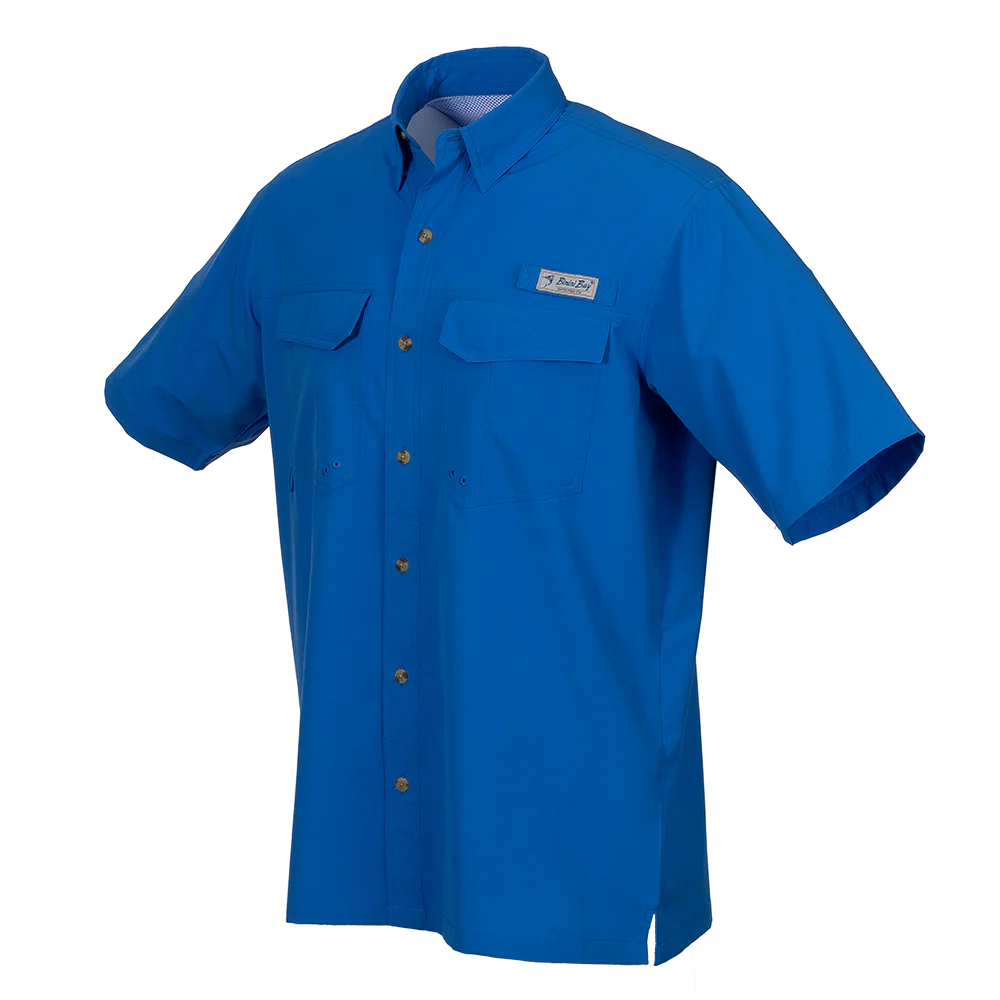 Men's Bimini Flats V Short Sleeve Shirt w/ Blood Guard Plus - Image 3