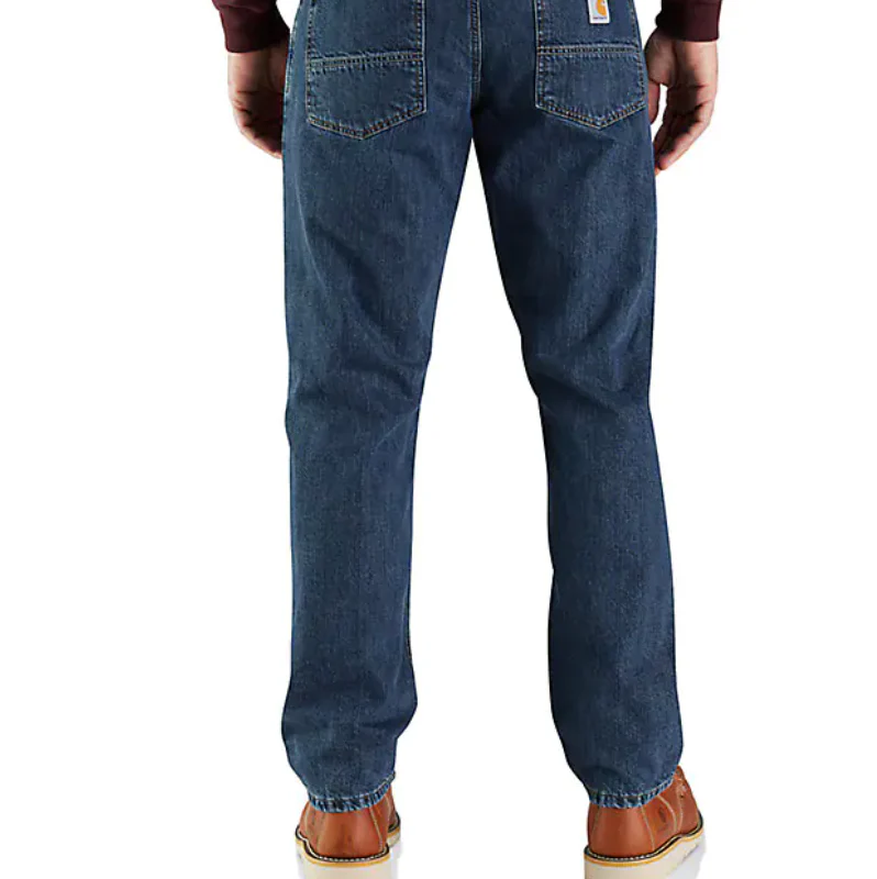 Men's Relaxed Fit Flannel-Lined 5-Pocket Jean - Image 3